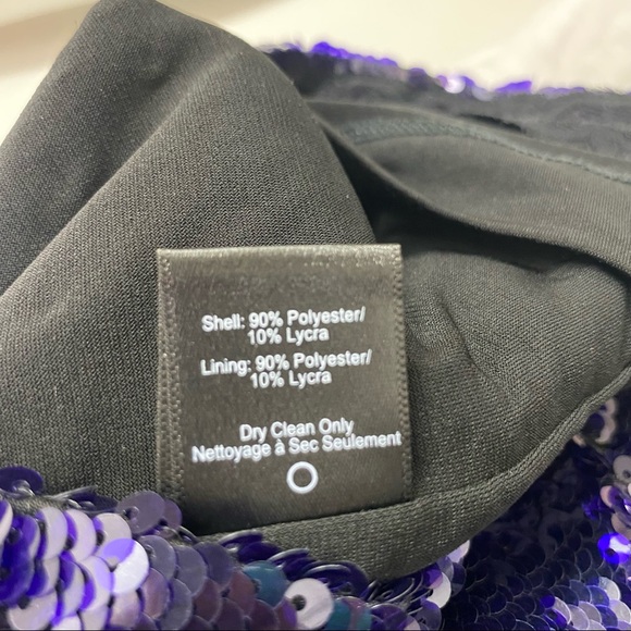 Dress The Population Fran Sequin Mini Dress Large - Picture 6 of 7